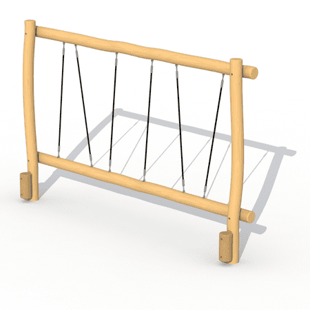 364 מתקן פעילות, איזון ואחיזה לילדים RO364| אתגר תנועתי מעץ רוביניה – פיברן