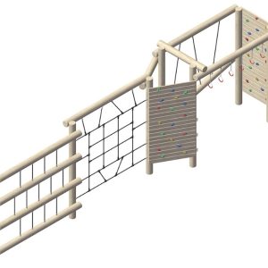 מתקן טיפוס ופעילות מעץ רוביניה 5 תחנות