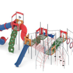 מתקן אקסטרים משולב ממתכת דגם אמזונס X-235.02