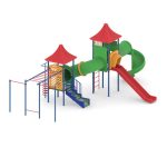 מתקן שעשועים משולב ממתכת דגם שילה (KA-7340 (N