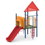 מתקן שעשועים משולב ממתכת דגם פיטנגו KA-7567