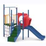 מתקן שעשועים משולב ממתכת דגם אגמון KA-8167/N