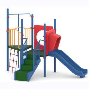מתקן שעשועים משולב ממתכת דגם אגמון