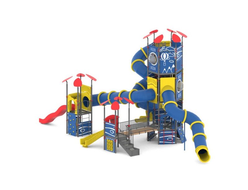 מתקן שעשועים משולב דגם "הודיה" , חברת פיברן המומחים למתקני משחקים !