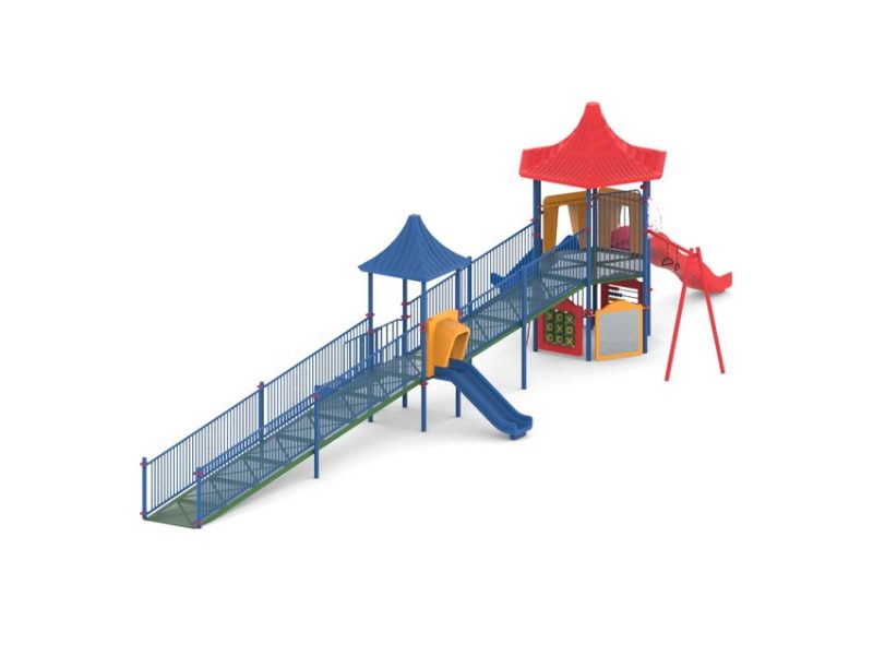 מתקן שעשועים ממתכת דגם קרני שומרון