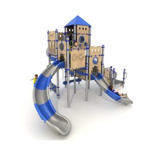 מתקן שעשועים גדול מונגש ומעוצב מנירוסטה דגם HX-6230