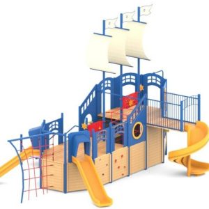 מתקן שעשועים ממתכת דגם ספינת שעשועים