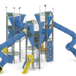 מתקן שעשועים ממתכת דגם ריביירה KA-8431- פיברן