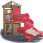 מתקן שעשועים משולב מעץ דגם "בית ינאי" KB-3747 - פיברן
