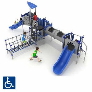 מתקן שעשועים משולב מונגש מנירוסטה דגם BL-1708