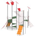 מתקן שעשועים משולב ממתכת דגם שחפים X-205.02