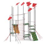 מתקן שעשועים משולב ממתכת דגם שחפים X-205.02