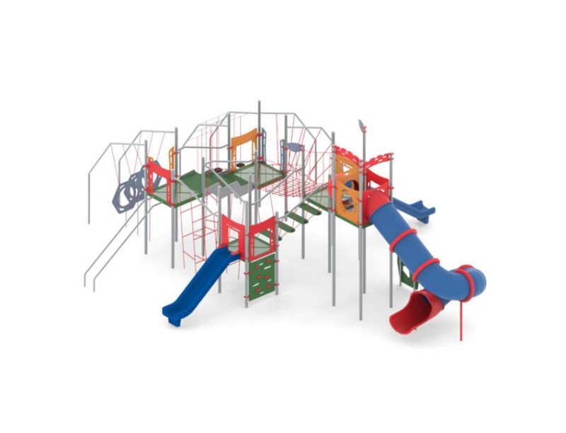 מתקן אקסטרים משולב ממתכת דגם אמזונס X-235.02
