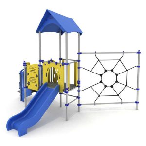 מתקן שעשועים מיני משולב מנירוסטה דגם ECO-17204