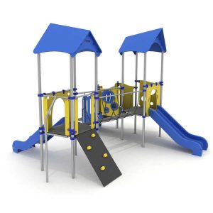 מתקן שעשועים מיני משולב מנירוסטה דגם ECO-17205