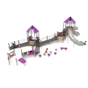 מתקן שעשועים גדול ומונגש מנירוסטה דגם EP- 6047
