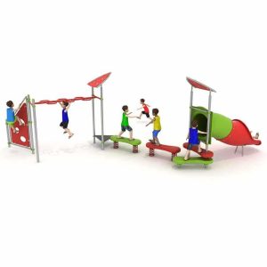 מתקן אקסטרים לטיפוס ואיזון לבוגרים מנירוסטה דגם FFS-31024