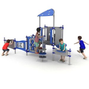 מתקן שעשועים משולב לילדים מנירוסטה דגם FBL-1544