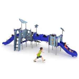 מתקן שעשועים משולב מנירוסטה דגם FHX-8211