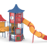 מתקן שעשועים ממתכת דגם דגן KA-7933- פיברן