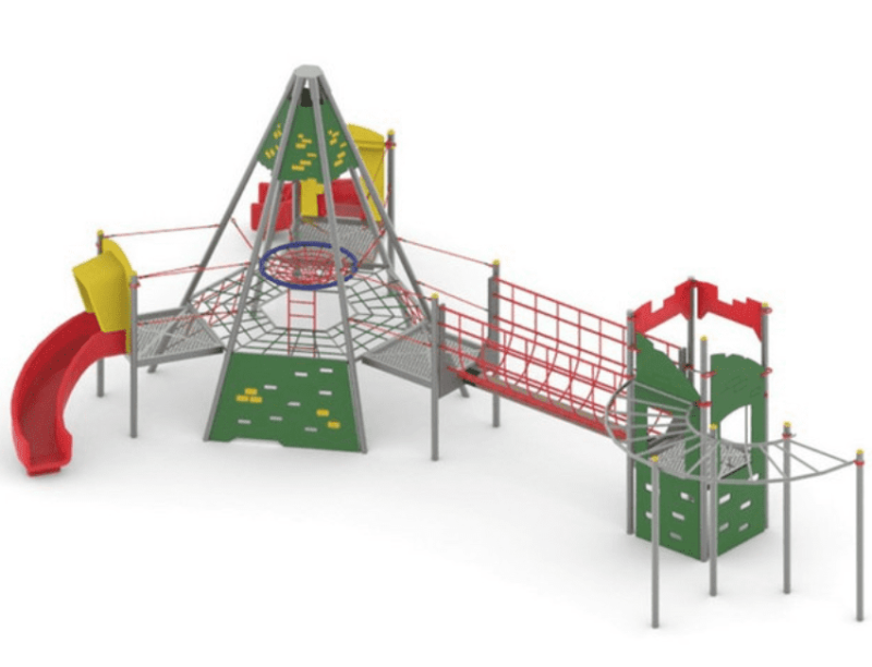 מתקן שעשועים ממתכת דגם פירמידה KA-8429 - פיברן
