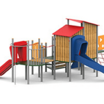 מתקן שעשועים ממתכת דגם אלמוג KA-8430- פיברן