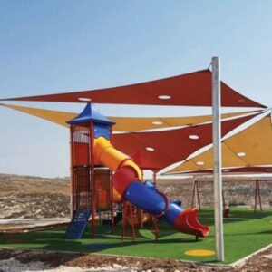סככת הצללה דגם מפרשים