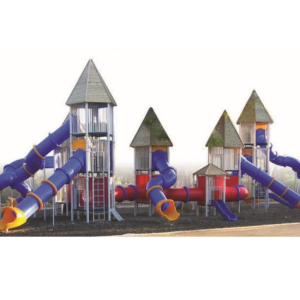 מתקן שעשועים משולב ממתכת דגם לילי שרון
