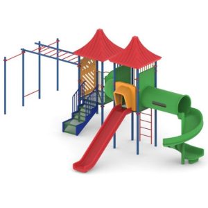מתקן שעשועים משולב ממתכת דגם שילה
